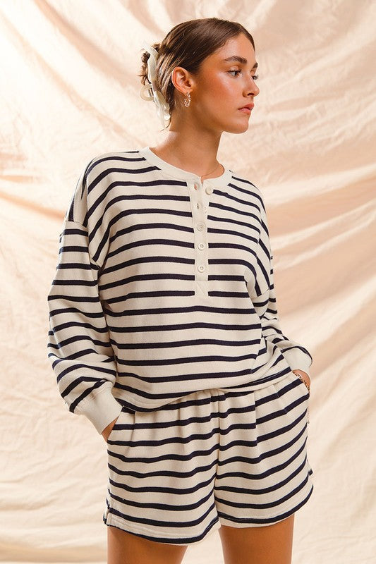 The Marlowe Striped Lounge Set