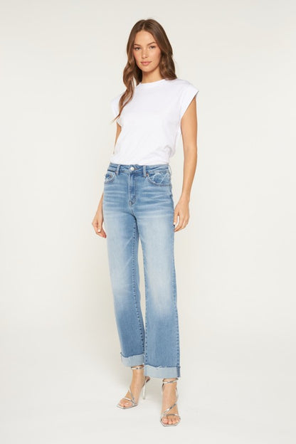 The Sloane Cuffed Straight Jean