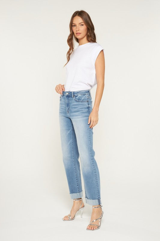 The Sloane Cuffed Straight Jean