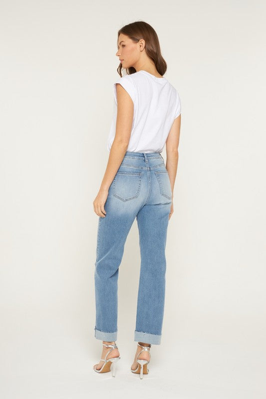 The Sloane Cuffed Straight Jean
