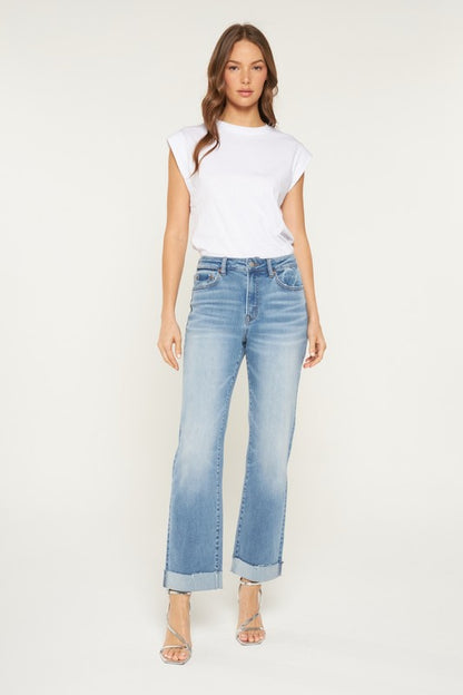 The Sloane Cuffed Straight Jean