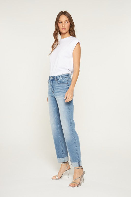 The Sloane Cuffed Straight Jean